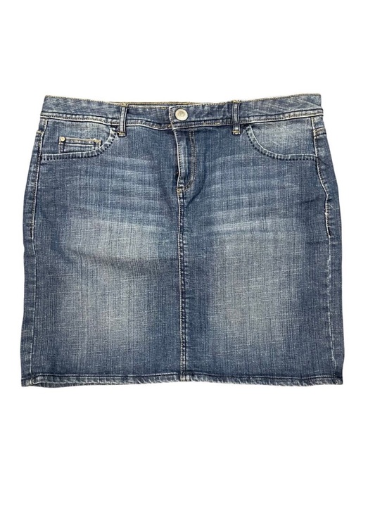 Tommy Hilfiger Dresses & Skirts - Tommy Hilfiger Women’s Vintage Jean Mini Skirt Denim Pencil sz 10 Faded Blue